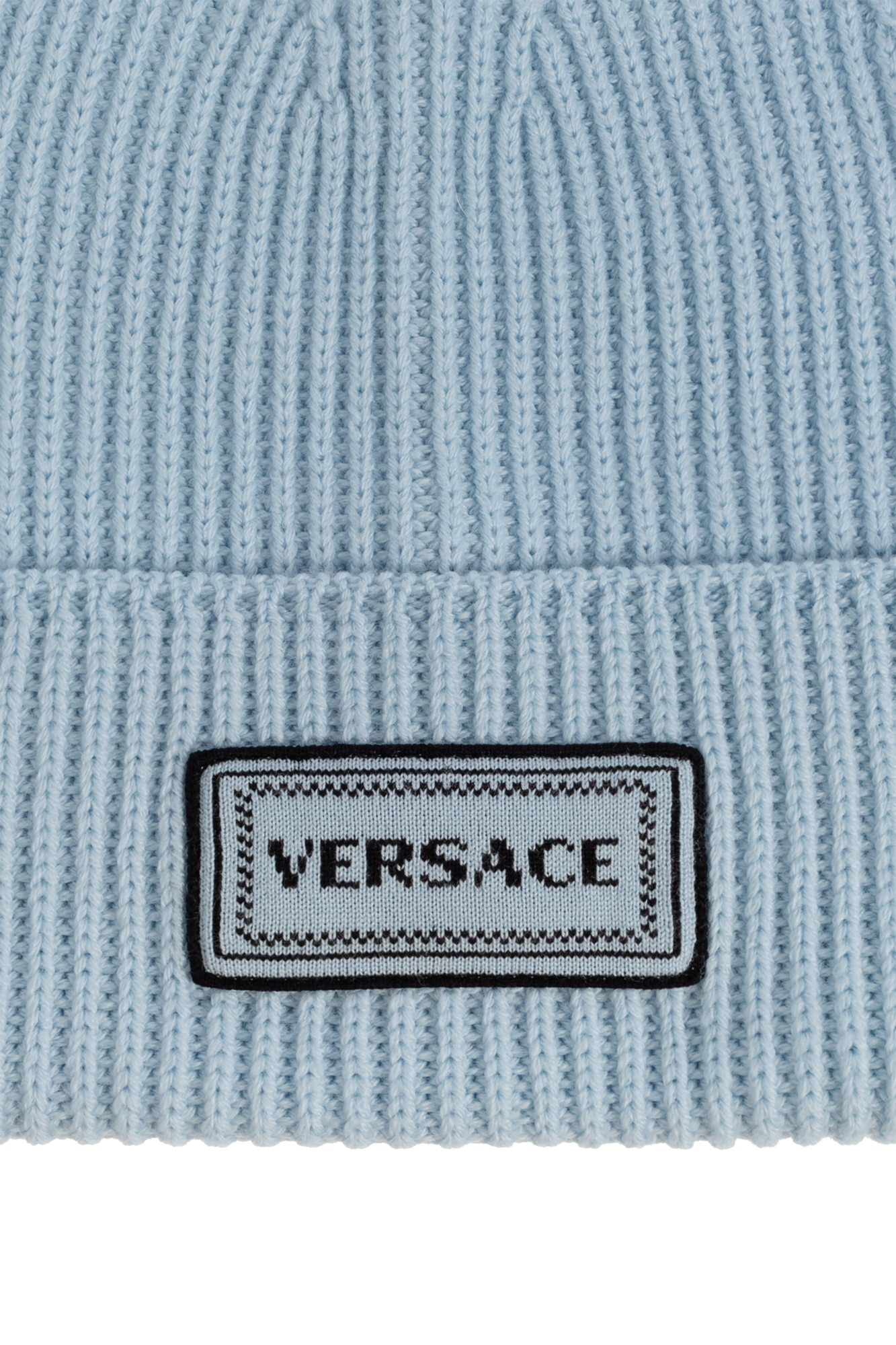 Versace Wool beanie with logo patch | Women's | Vitkac